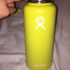 A yellow hydro flask